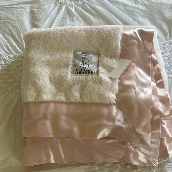 Little Giraffe Other - Little Giraffe baby blanket in Pink
